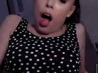 A Young Slut Loves Sucking Cocks And Getting A Big Dose Of Cum On Her Face