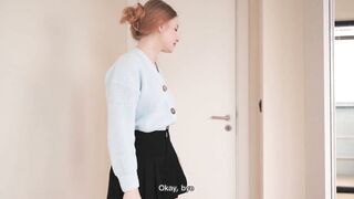 Stepsister Caught Jerking Me Off And Asked Me To Fuck Her
