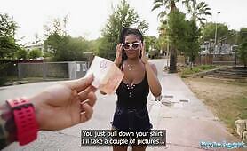 Public Agent   Ebony Slut With Massive Natural Tits In Action