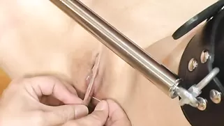 Asian Babe With Breast Bondage Sucks Her Master’s Dick