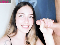 Teen Babe Sloppy Blowjob With Facial Ending