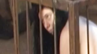 Awesome Caged Brunette Is Being Used In Filthy Sex Game