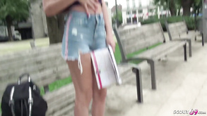 German Scout Cute Teenager Anya Seduce To Rough Hump At Street Casting Anya Krey