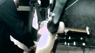Fat MILF Experiences A Hellish Hanged Torture