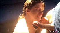 JUNGE DEUTSCHE MUTTER   Echter Amateur MFM Dreier In Berlin