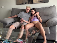 Russian Teen Helps Her Perverted Stepbrother Orgasm With Her Hands Only