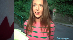 Public Agent Sybil Kailena Wonders Into The Path Of A Stranger For Spontaneous Pounding