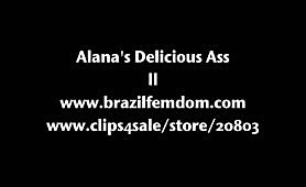 Horny Ebony Has Her Own Ass Licker