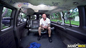 Black Hottie With Beautiful Booty Gets Picked Up And Fucked In A Van