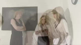 Sexy Young Babe In White Panties Gets Spanked By MILF