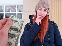 Pretty Redhead Schoolgirl Fucked In Exchange For Cash