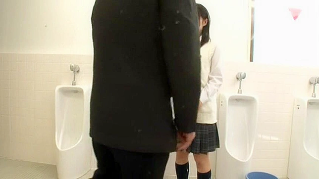 Molestation In The Toilet Leads To Hot Sex With Classmate For Nippon Schoolgirl