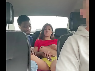 Hidden Camera Records A Young Couple Fucking In A Taxi