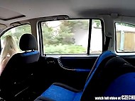 Czech Driver Likes Blonde Hooker With Small Tits And He Fucks Girl’s Snatch In The Backseat