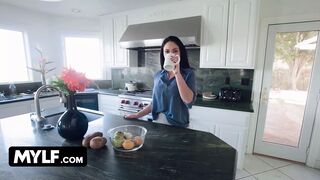 Mylf   Lonely Cougar Brooke Beretta Lets Perv Stepson Play With Her Massive Tits And Makes Him Cum