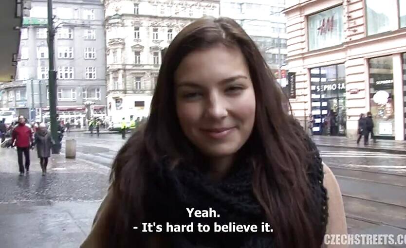 Czech Streets 81   Money Is Being Given To Girls In Prague