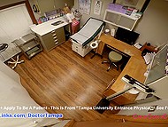 Blonde Coed Is So Silly That She Doesn’t Understand That The Gynecologust Just Masturbates Her Pussy, Not Examines