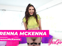 Brenna With Big Ass Loves Getting All Holes Fucked