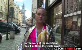 Czech Streets   Skinny Czech Milf Sport Babe Fucked In Quiet Place