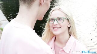 Kinky Flix   Nerdy Coed Nikki Hill Fucks Like A