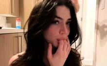 Brunette Teen Get Facial After Blowjob And Hard Pounding Liv