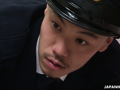 Japanese Prison Girl Makes Warden Her Toilet Slave