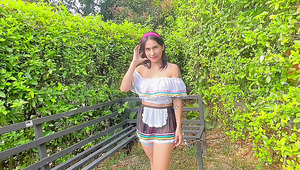 Fucked The Big Ass Of A Cute Italian Beauty From The Village In The First Person.