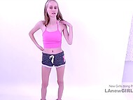 Alicia Williams, Her Slender Curves Showcased, Gets Fucked At The Modeling Audition