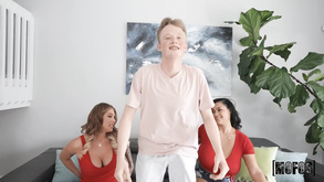 Lucky Dude Fucks Two Horny Babes