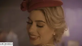 Wicked   Smokin Blonde Gets Her Tight Pussy Pounded In The 50’s