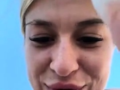Blonde Amateur Fucks For Cash Outdoor POV