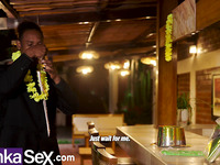 Black Guys Entice Their Boss’s Sexy Curvy Buxom Latina Wife Into Hot 3some Before The New Year Party