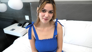This 18yo Girl With Huge Natural Hooters Blowing Knob POINT OF VIEW Style