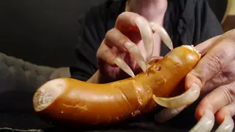 Every Girl Want Ur Sausage For Valentines In Her Fingernails