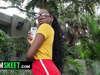 Black Teen Amari Anne Can’t Get Enough Of White Hunk