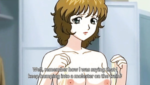 Busty Milf Seduced And Then Has Sex With A Few Guys In A Full Elevator. Uncensored Hentai