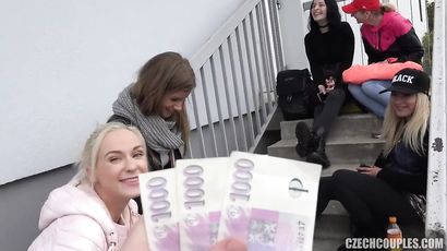Czech Couple Seduces Naughty Teen Girl