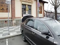 Skinny Teen Girl Was Freezing And Desperately Needed That Ride