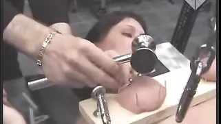Playful Busty Babe Really Likes Hardcore Boob Torturing