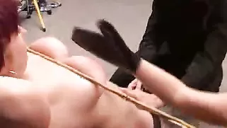 Awesome Busty Doll Is Trying Hardcore Boob Torturing