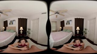 FORBVR   Naughty Stepdaughter Gives Hot Lapdance To Her Stepdad In POV Before Fucking His Hard Cock