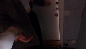 Cute Sexy Slim Blonde Teacher In Glasses Comes To Her Stud To Enjoy His Strong Cock