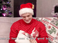 Lucky Dude Gets This Lovely Young Asian Chick With A Slender Body As The Best Present For Christmas
