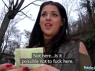 Beautiful Brunette From Serbia Shows Private Parts For Money And Earns Much More For Outdoor Sex On Camera