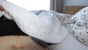 Blonde Stepsis Gets Woken Up With His Fingers In Her Pussy POV