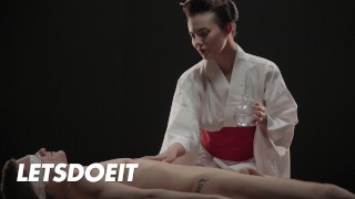 Vanessa Decker Gives Stud Hot Massage Then Rides Him Good   LETSDOEIT
