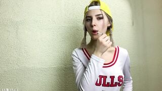 Horny Schoolgirl Teases Her Classmate And Gets Covered In Cum   Eva Elfie