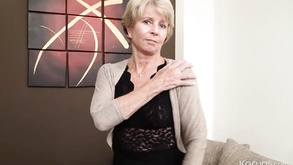 Mature Whore Stuffs Herself Gilf Solo