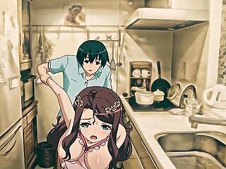 Hentai Tart Lets Her Massive Chest Shine While She Indulges In Saucy Sex Acts