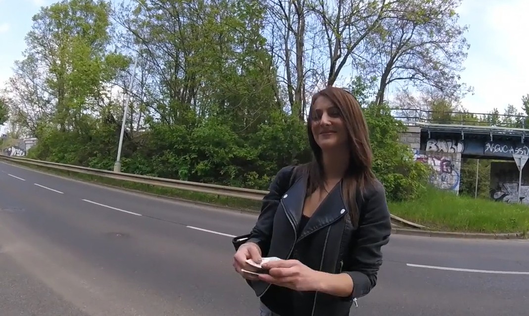 Public Agent   Czech Brunette With Small Tits Fucked On Public Place